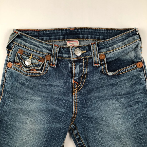 True Religion “Joey Rainbow Row” Jeans size 14 - Picture 4 of 8